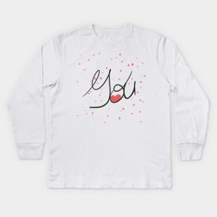 You are my heart valentine Kids Long Sleeve T-Shirt